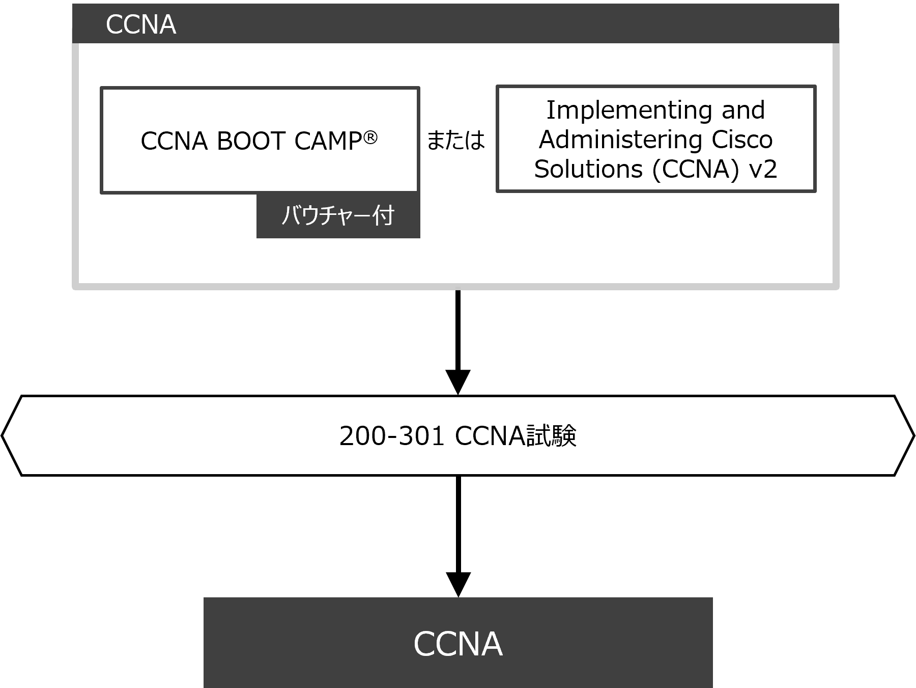 CCNA認定取得_BOOT CAMP コースフロー