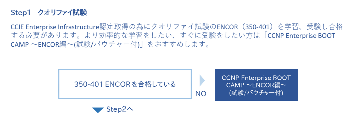 CCIEチェックリストクオリファイ試験