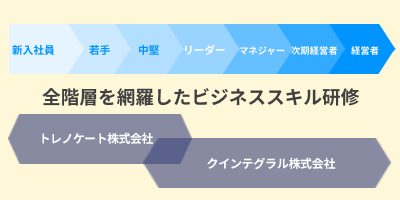 全階層を網羅したビジネススキルトレーニング